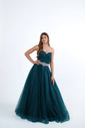 Abito Tulle ricamo argento - Emme Shopping